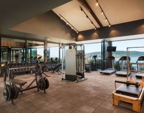 Fitness center at Le Méridien Bodrum Beach Resort.