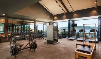 Fitness center at Le Méridien Bodrum Beach Resort.