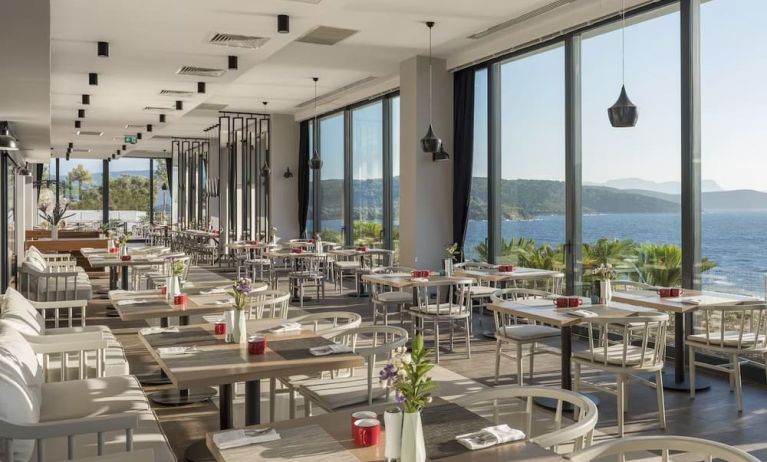 Dining room at Le Méridien Bodrum Beach Resort.