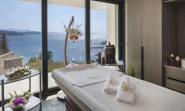 Spa and massage available at Le Méridien Bodrum Beach Resort.