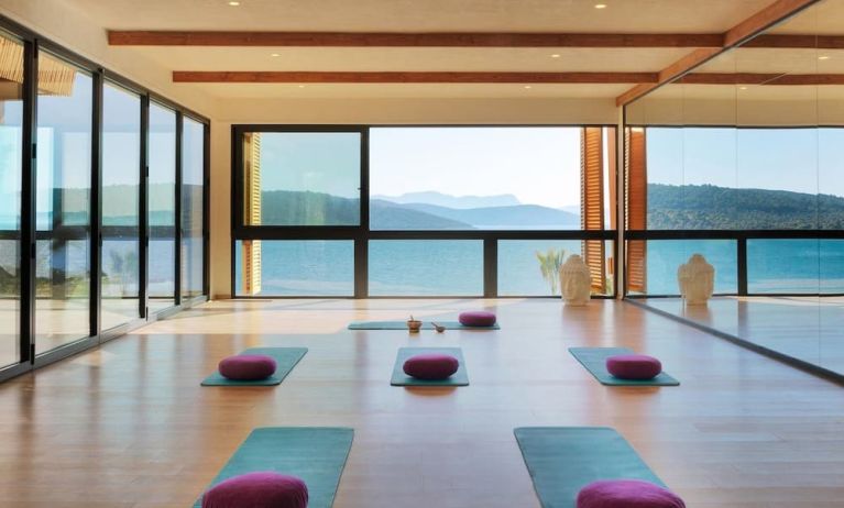 Yoga classes and relaxation at Le Méridien Bodrum Beach Resort.