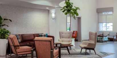 Lobby and lounge at Four Points By Sheraton Fort Lauderdale Airport - Dania Beach.