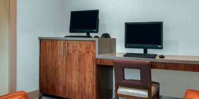 Business center with PC at Four Points By Sheraton Fort Lauderdale Airport - Dania Beach.