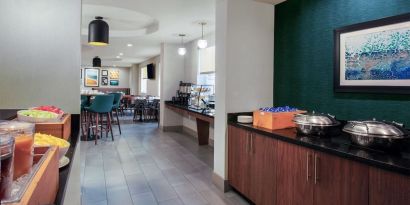 Dining space with breakfast available at Four Points By Sheraton Fort Lauderdale Airport - Dania Beach.