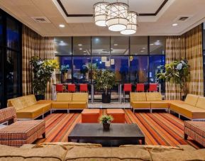 Lounge and coworking space at Best Western Plus Hotel & Conference Center.