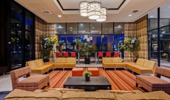 Lounge and coworking space at Best Western Plus Hotel & Conference Center.