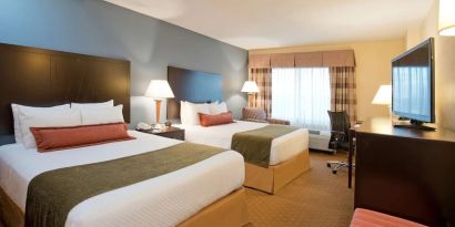 Day use room with two queen beds at Best Western Plus Hotel & Conference Center.