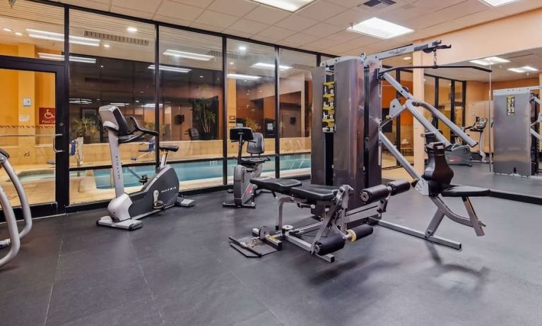 Fitness center available at Best Western Plus Hotel & Conference Center.