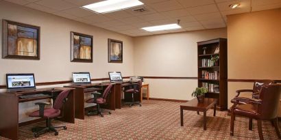 Business center at Best Western Plus Hotel & Conference Center.