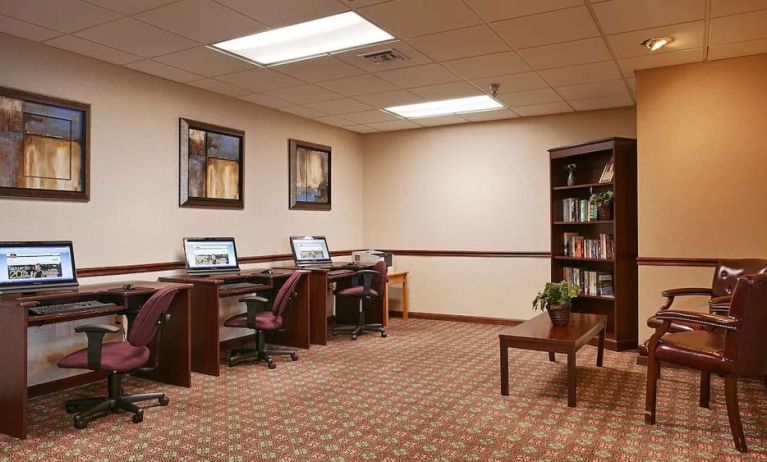 Business center at Best Western Plus Hotel & Conference Center.