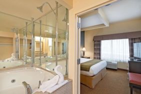 King room with private guest bathroom at Best Western Plus Hotel & Conference Center.