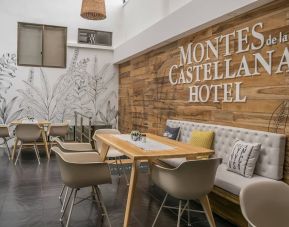 Dining room at Montes De La Castellana Hotel.