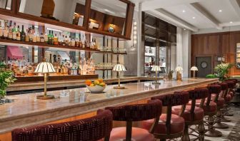 Hotel bar at Sofitel Philadelphia At Rittenhouse Square.