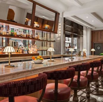 Hotel bar at Sofitel Philadelphia At Rittenhouse Square.