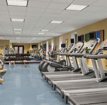 Fitness center available at Sofitel Philadelphia At Rittenhouse Square.