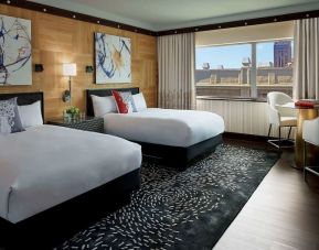 Day room with two queen beds at Sofitel Philadelphia At Rittenhouse Square.