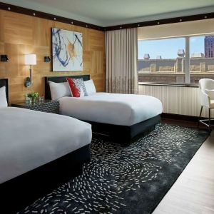 Day room with two queen beds at Sofitel Philadelphia At Rittenhouse Square.