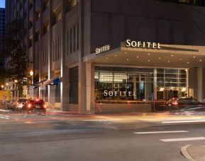 Hotel exterior at Sofitel Philadelphia At Rittenhouse Square.