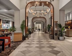 Hotel lobby entrance at Sofitel Philadelphia At Rittenhouse Square.