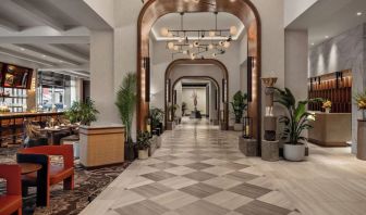 Hotel lobby entrance at Sofitel Philadelphia At Rittenhouse Square.