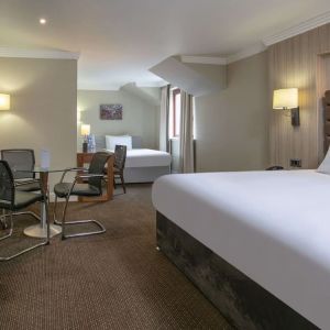 Day use room with seating area at DoubleTree By Hilton Glasgow Westerwood.