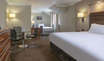 Day use room with seating area at DoubleTree By Hilton Glasgow Westerwood.