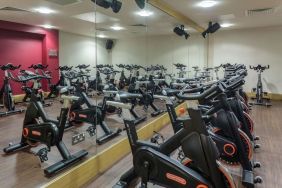 Fitness center available at DoubleTree By Hilton Glasgow Westerwood.