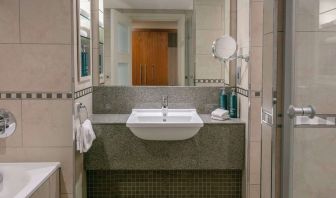 Day use room with private bathroom at DoubleTree By Hilton Glasgow Westerwood.