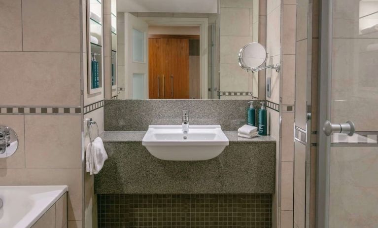 Day use room with private bathroom at DoubleTree By Hilton Glasgow Westerwood.