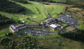 Hotel exterior at DoubleTree By Hilton Glasgow Westerwood.