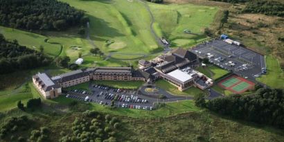 Hotel exterior at DoubleTree By Hilton Glasgow Westerwood.