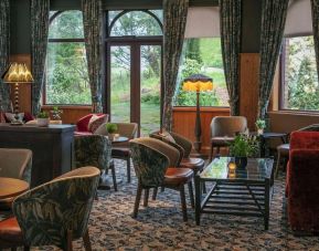 Lounge and coworking space at DoubleTree By Hilton Glasgow Westerwood.