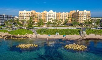 Hotel with ocean view at Embassy Suites By Hilton Deerfield Beach Resort & Spa.