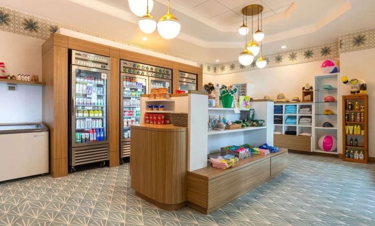 Snack bar and gift shop at Embassy Suites By Hilton Deerfield Beach Resort & Spa.