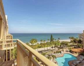 Day room with terrace at Embassy Suites By Hilton Deerfield Beach Resort & Spa.