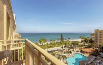 Day room with terrace at Embassy Suites By Hilton Deerfield Beach Resort & Spa.