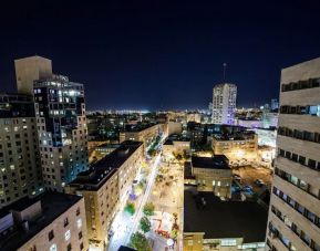 Hotel view at night at Prima Vera Hotel.