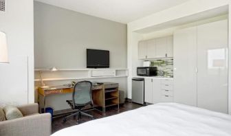 Day use room with TV at Element Miami Doral.