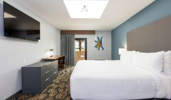 King room with TV at Regency Miami Airport By Sonesta.