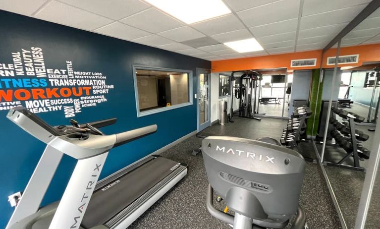 Fitness center at Regency Miami Airport By Sonesta.