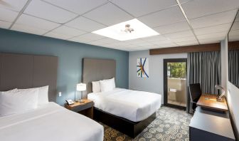 Double queen beds at Regency Miami Airport By Sonesta.