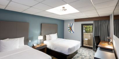 Double queen beds at Regency Miami Airport By Sonesta.