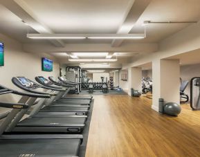 Fitness center available at InterContinental New York Barclay.