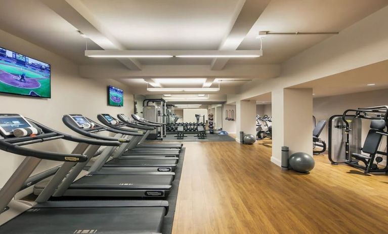 Fitness center available at InterContinental New York Barclay.