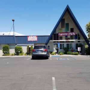 Parking available at Economy Inn, Fresno.