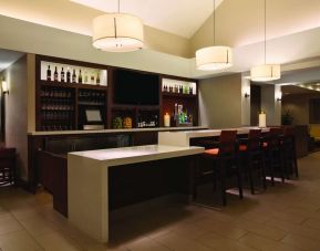 Hotel bar at Hyatt House Pleasanton.
