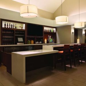 Hotel bar at Hyatt House Pleasanton.
