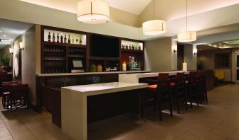 Hotel bar at Hyatt House Pleasanton.
