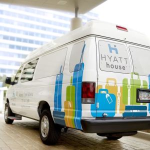 Shuttle service at Hyatt House Pleasanton.
