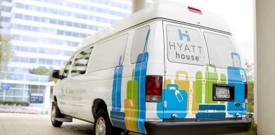 Shuttle service at Hyatt House Pleasanton.
